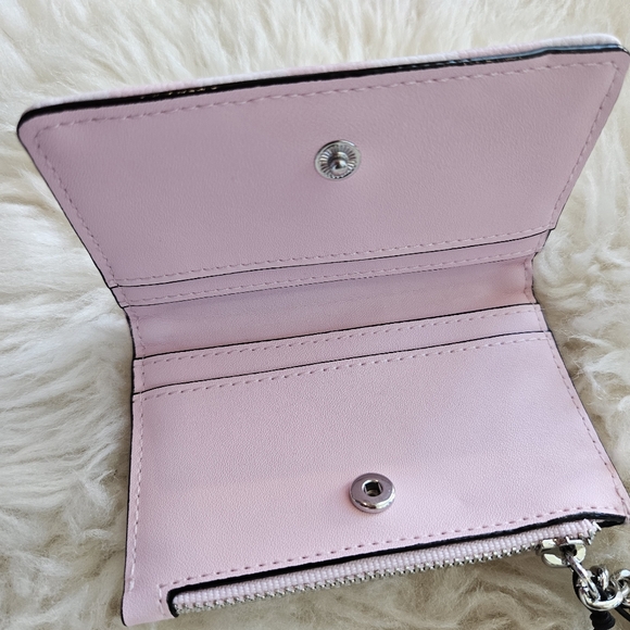 Victoria's Secret zipper card case wallet in Signature Stripe - Picture 3 of 7